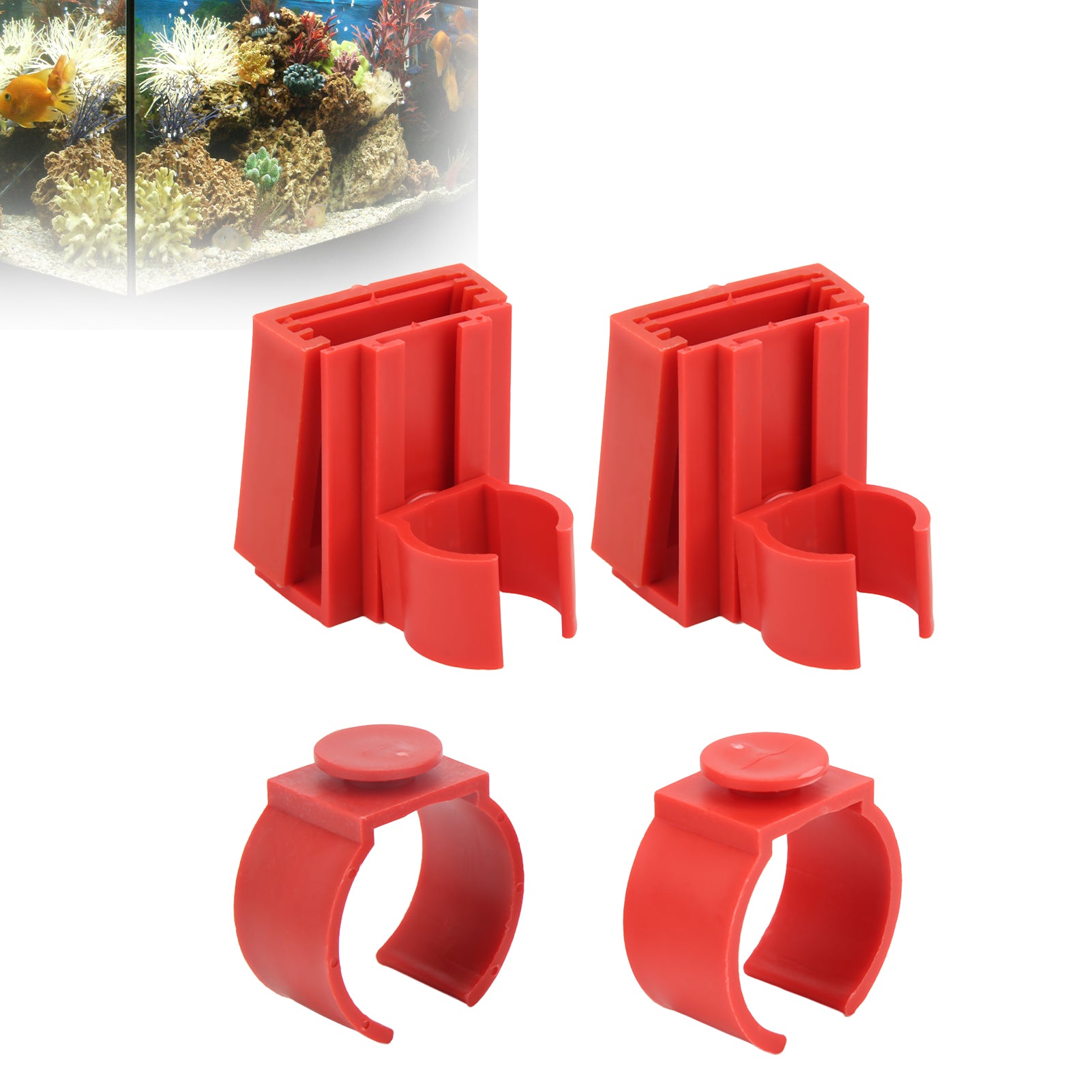 Light Buckle， LED Light Suction Cups Clips Durable  For Fish  For Aquarium