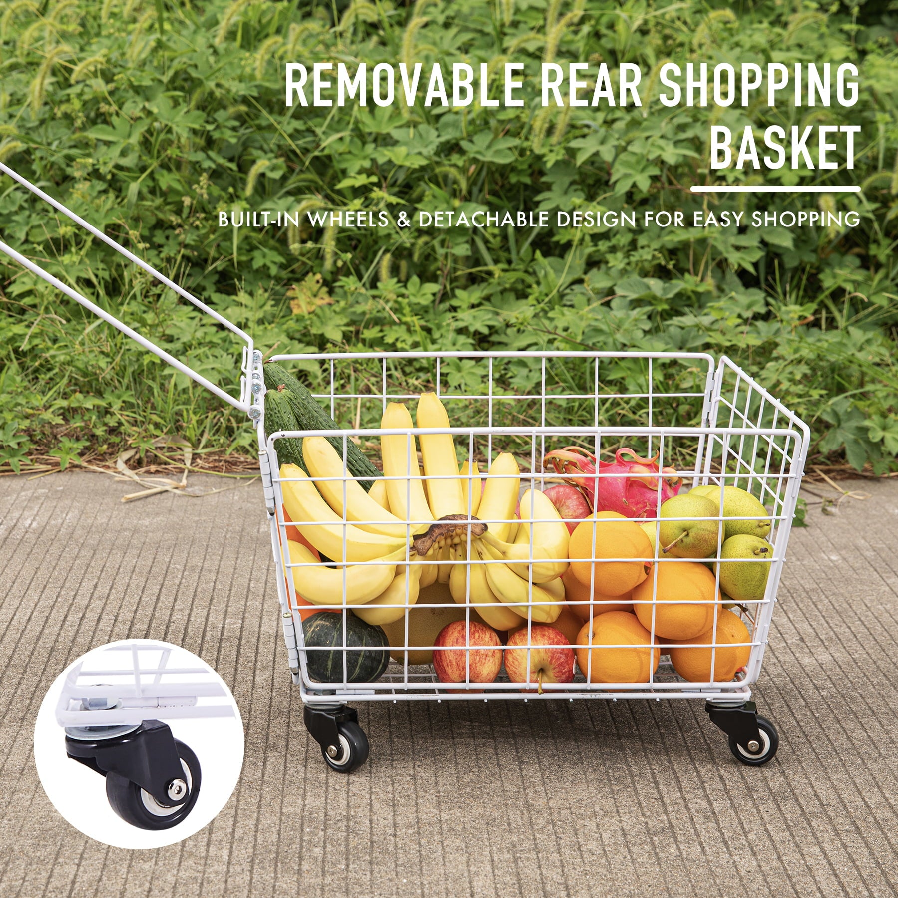 Viribus 26 Inch Single Speed Adult Tricycle，3 Wheel Cruiser Bike with Removable Wheeled Basket， Dustproof Bag， Lights and Bell for Cycling Shopping， Picnic， Hybrid Beach Trike for Men and Women， Purple