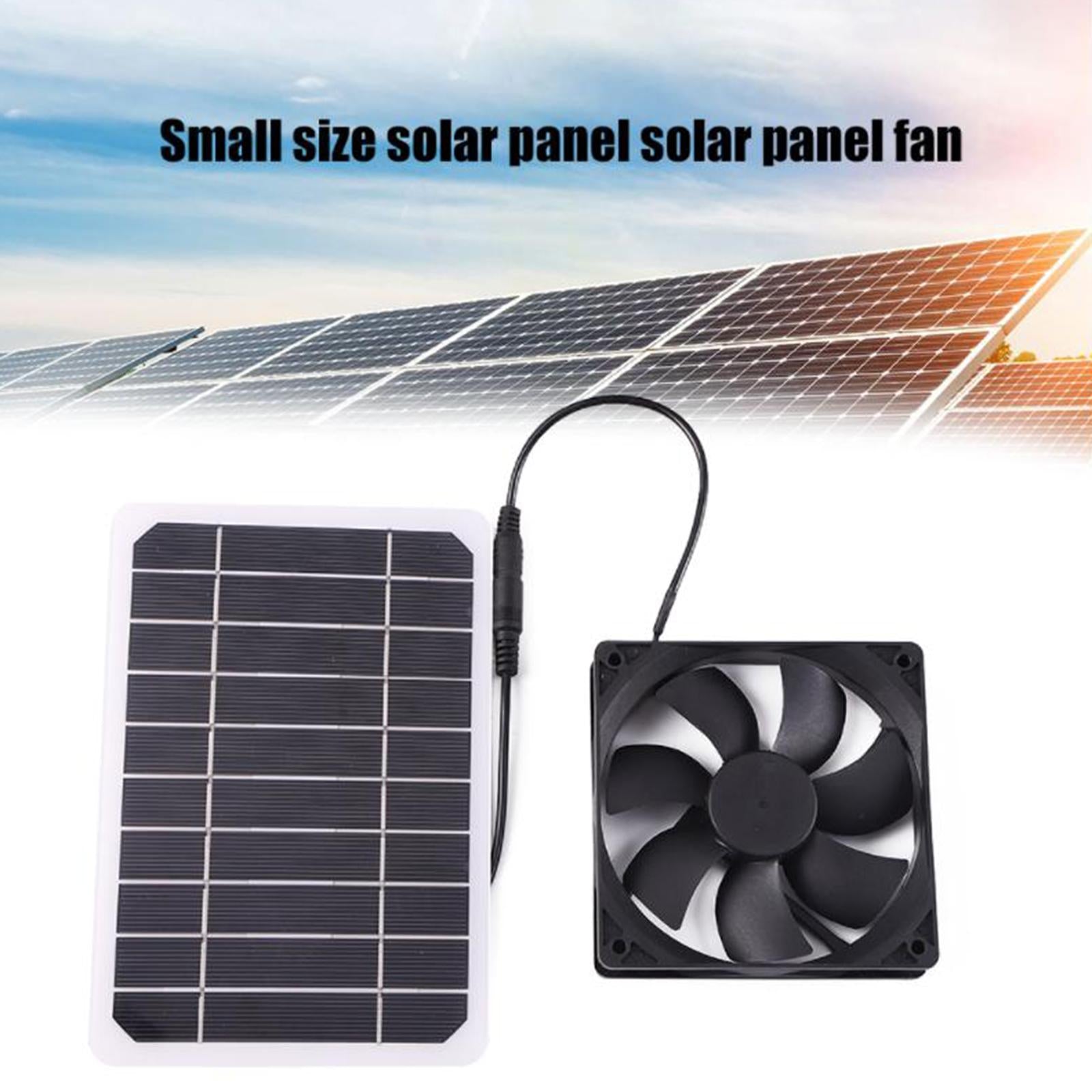 Solar Panel Exhaust Fan Waterproof for Chicken Coops