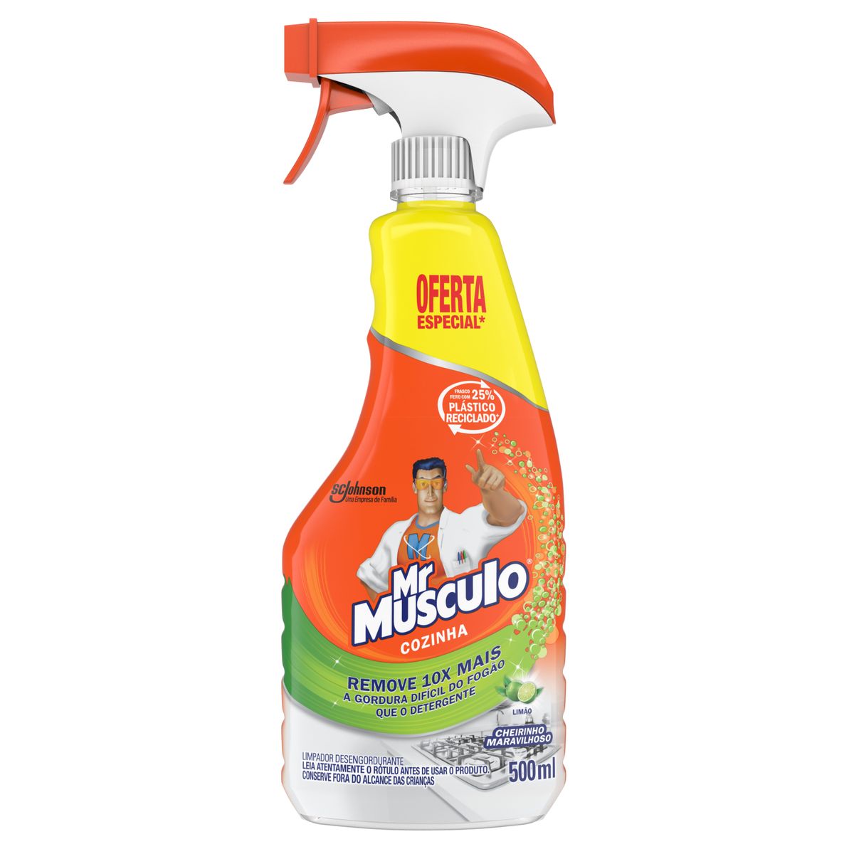 Limpador Desengordurante Cozinha Limao Mr Musculo 500 ml