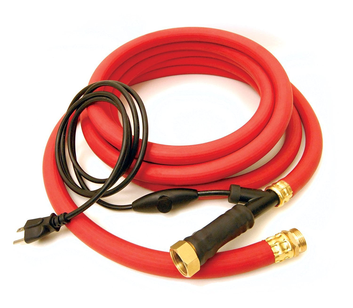 KandH Pet Products Thermo-Hose Ice Free Heated Water Hose Rubber Red 60 Feet 250 Watts