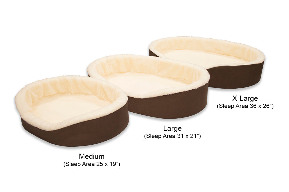 Dog Bed King USA King Cuddler Pet Bed Large， 33