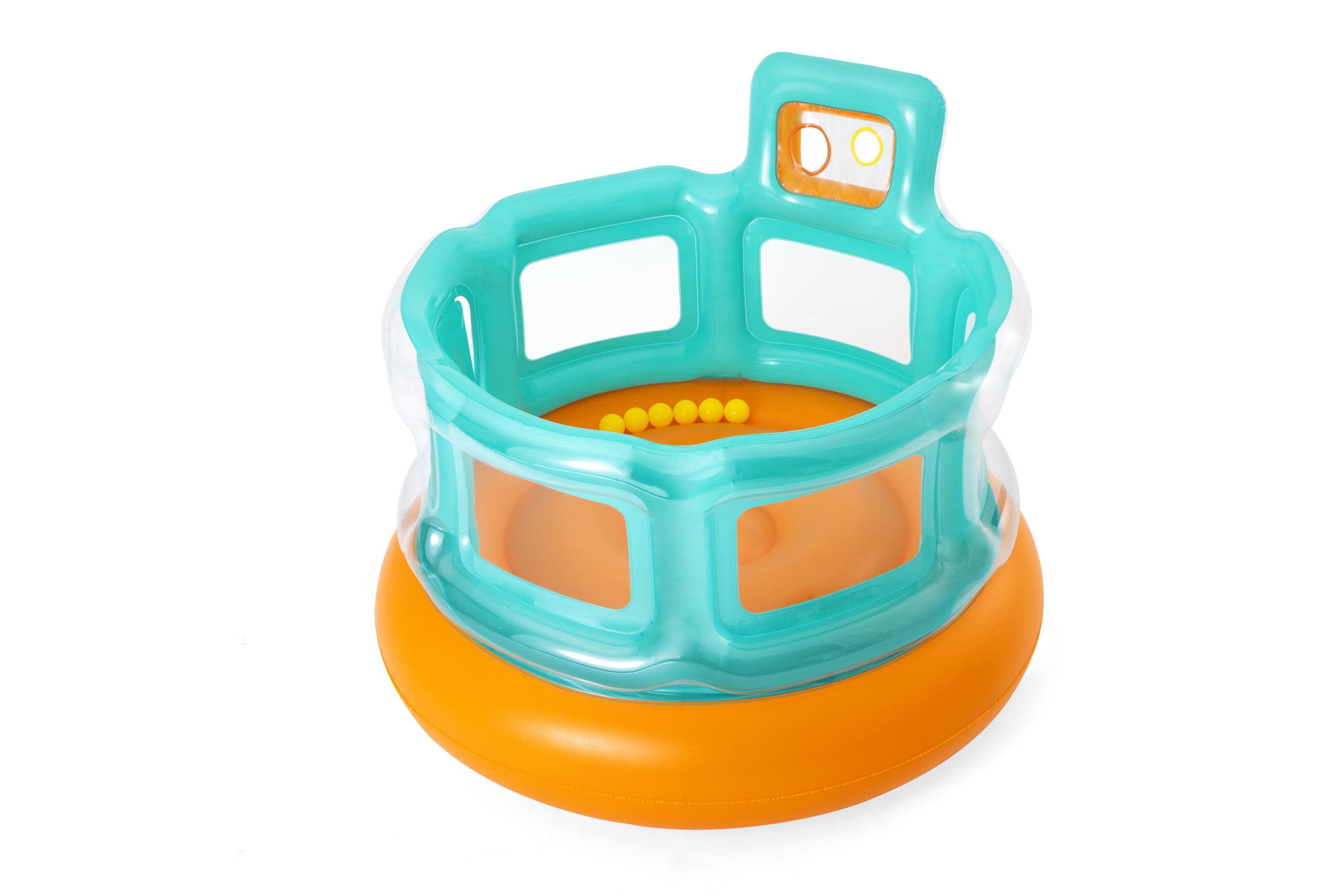 Bestway Hops 'N Hoops Bouncer， 6 Play Balls Included