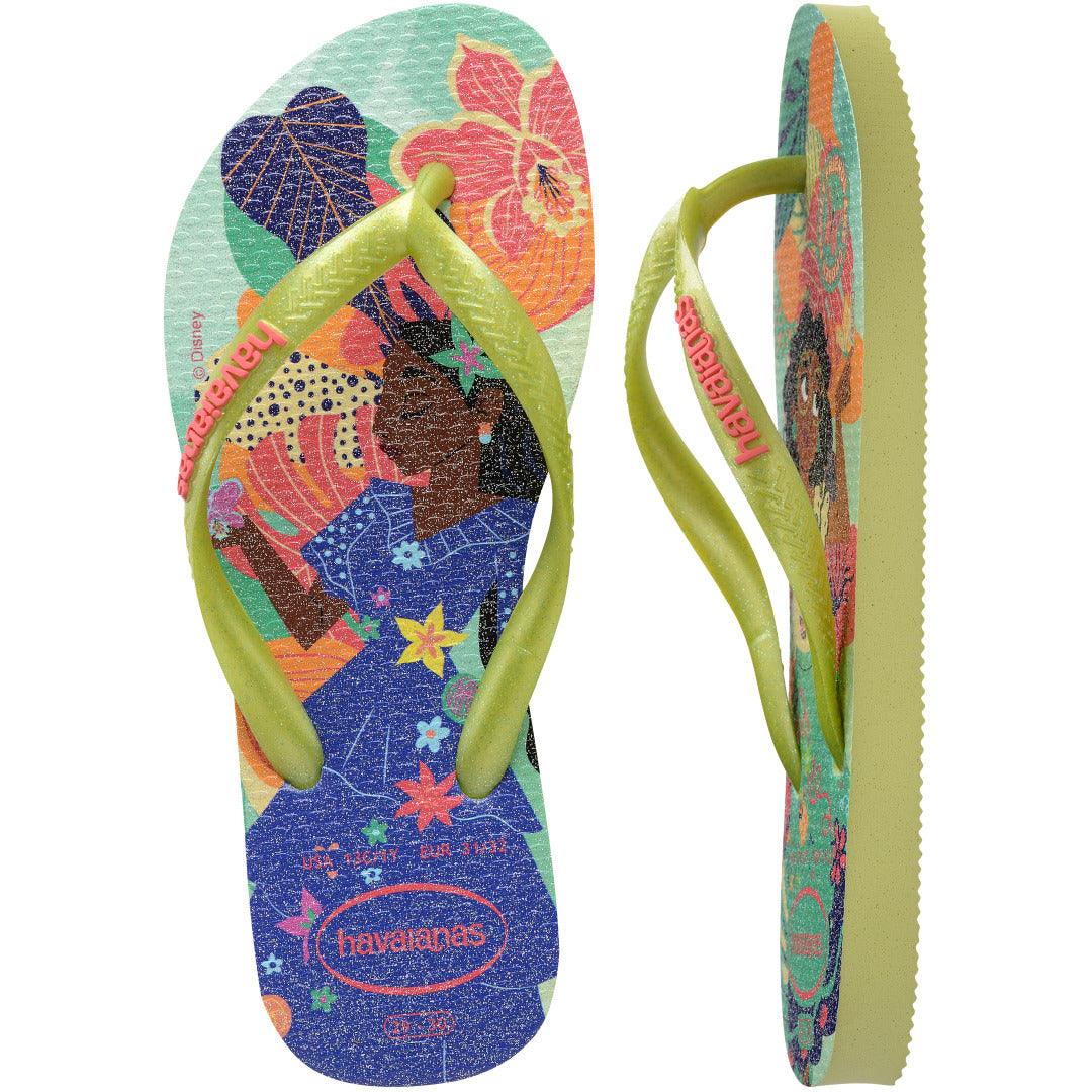 Chinelo Havaianas Infantil Slim Princesas Encanto