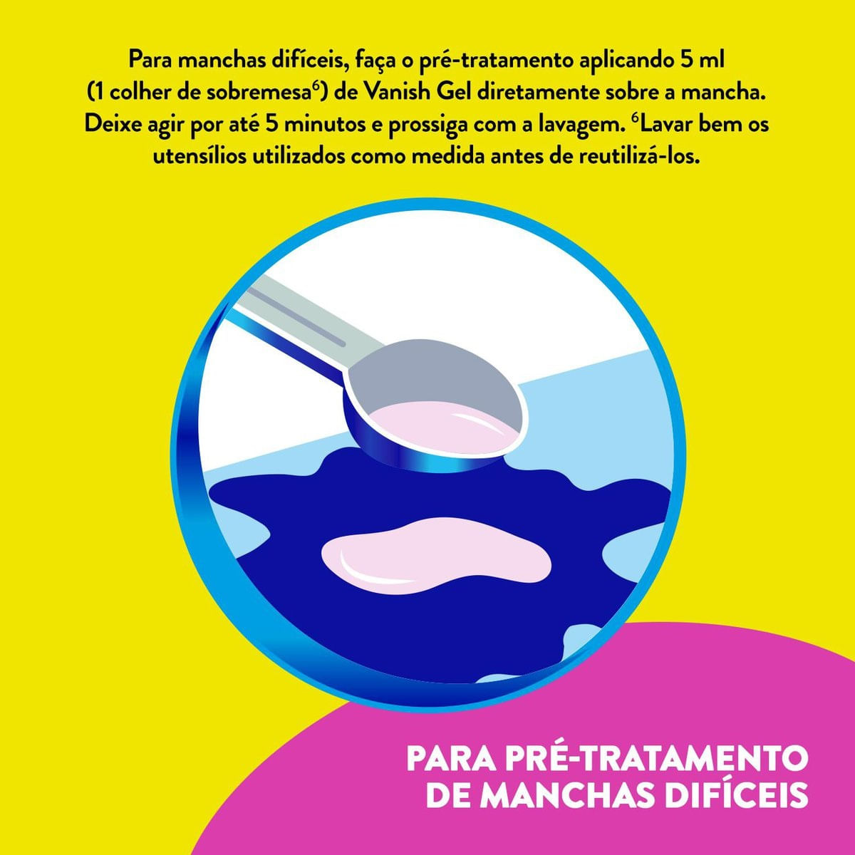 Tira Manchas em Gel Vanish Multiuso para roupas coloridas 500ml