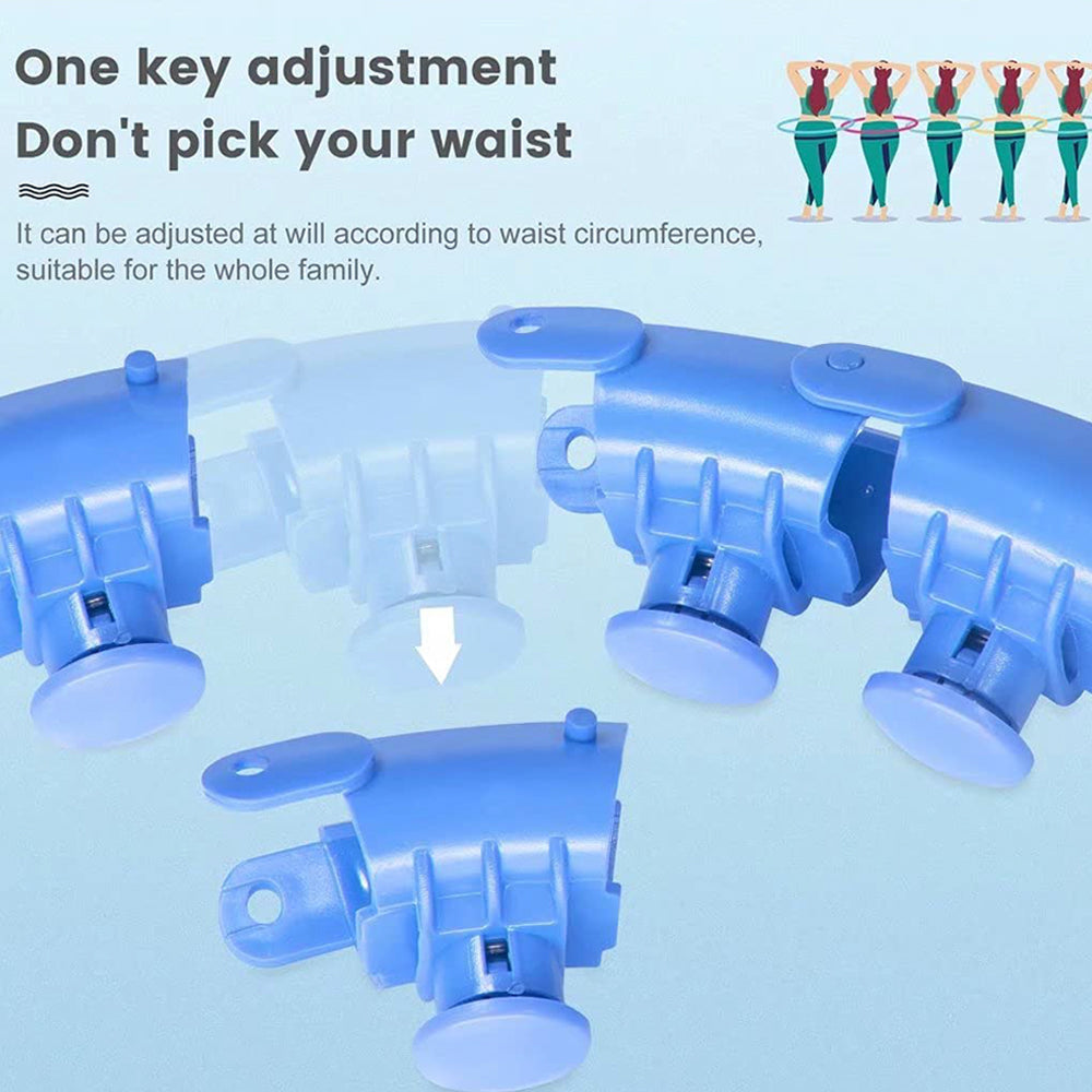 Wow Hoop 400044 Hula Hoop with Massage Fit and Spinning Weighted Ball