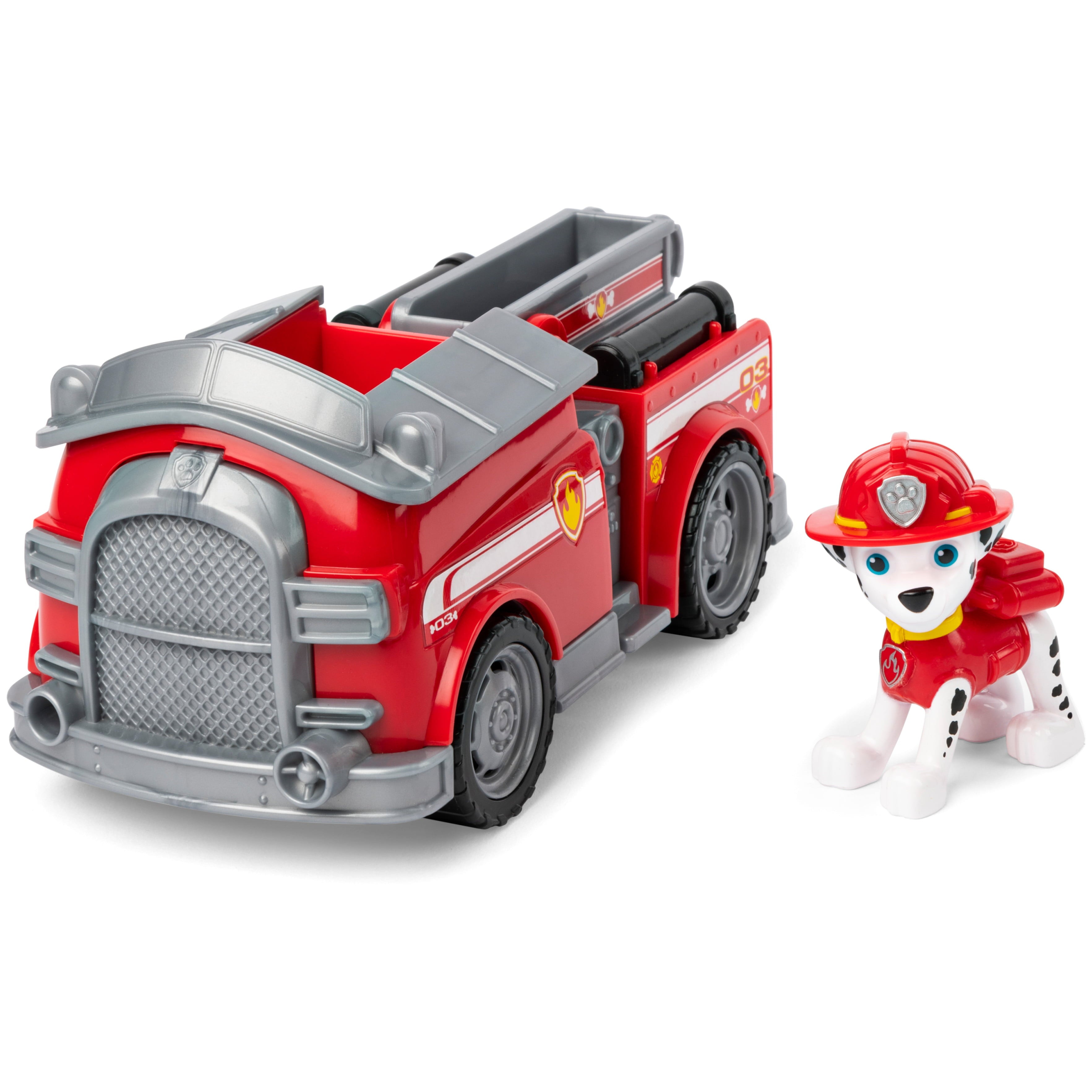PAW Patrol， Marshall’s Fire Engine Vehicle with Collectible Figure