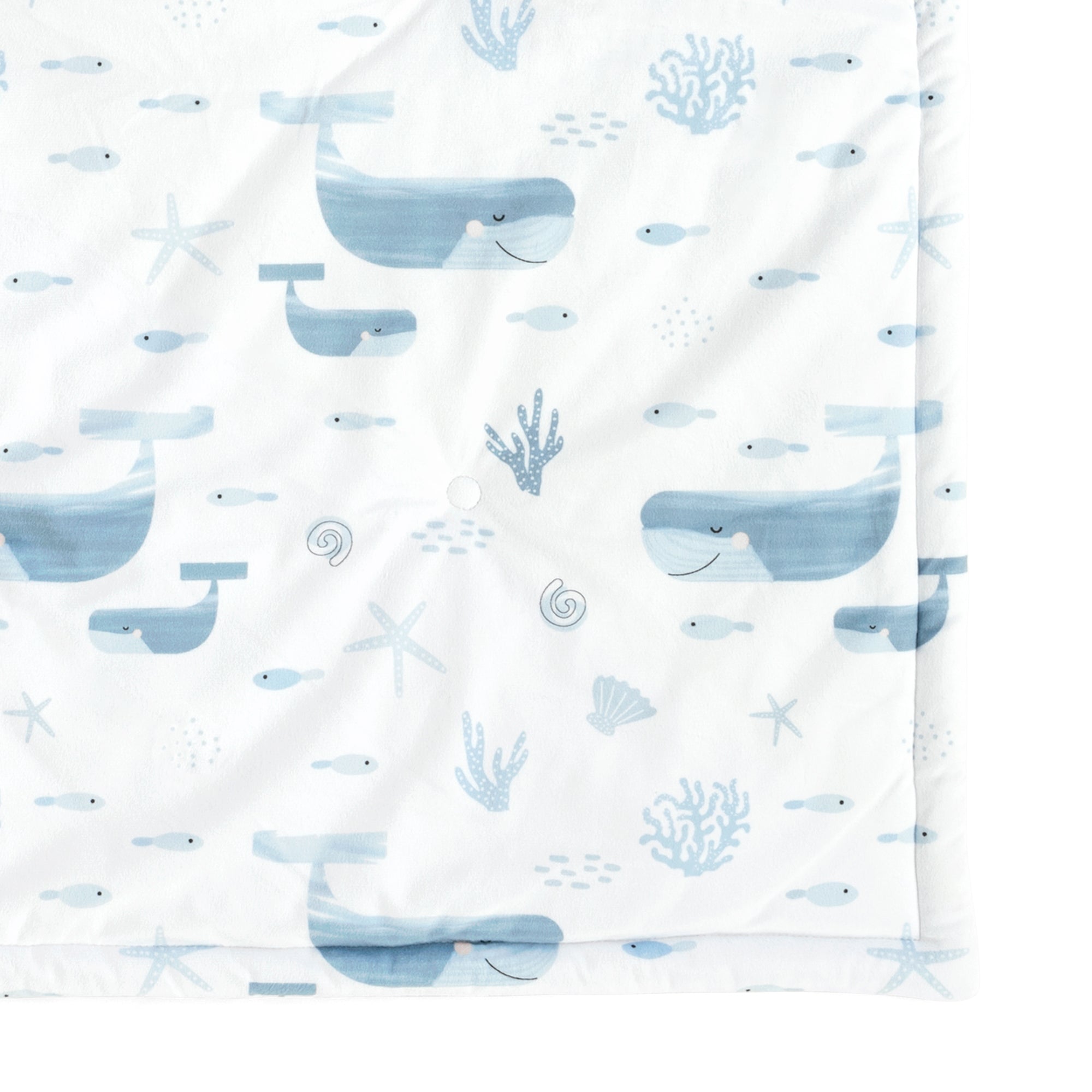 Seaside Baby Square With Border Play Mat