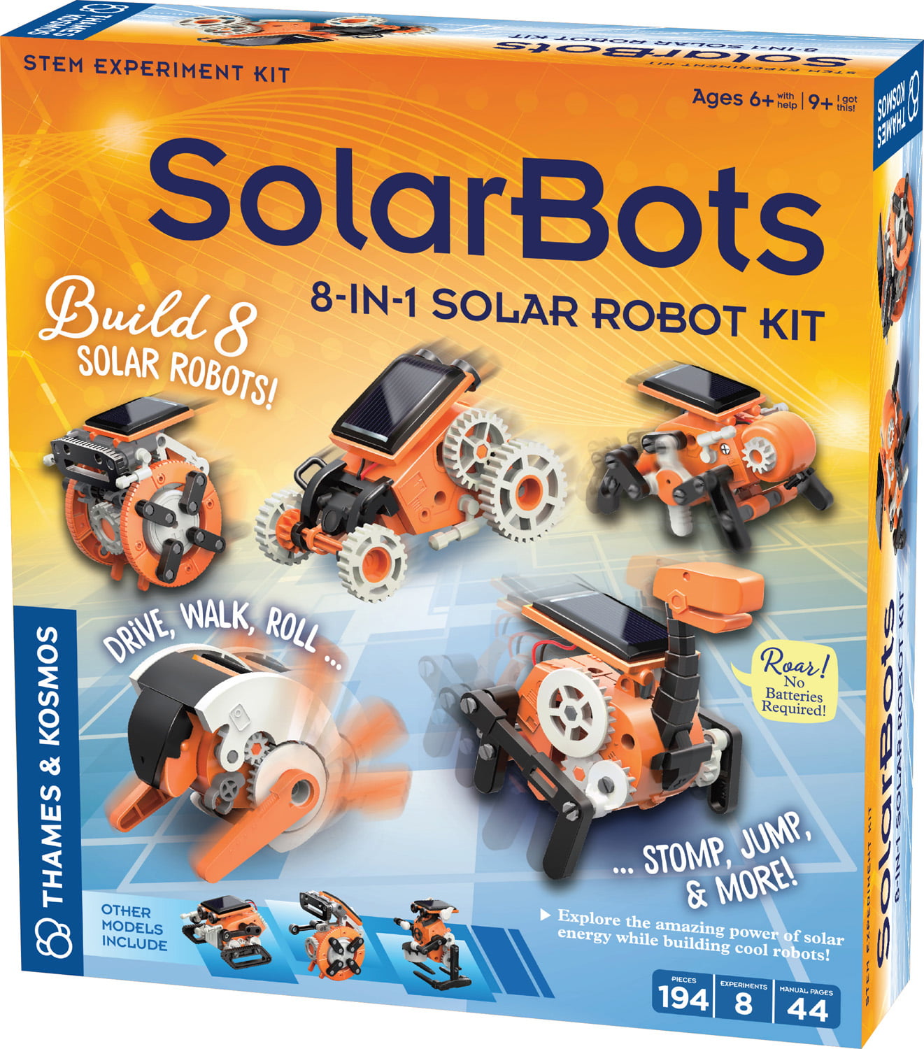 Thames and Kosmos Solar Bots: 8-in-1 Solar Robot Kit