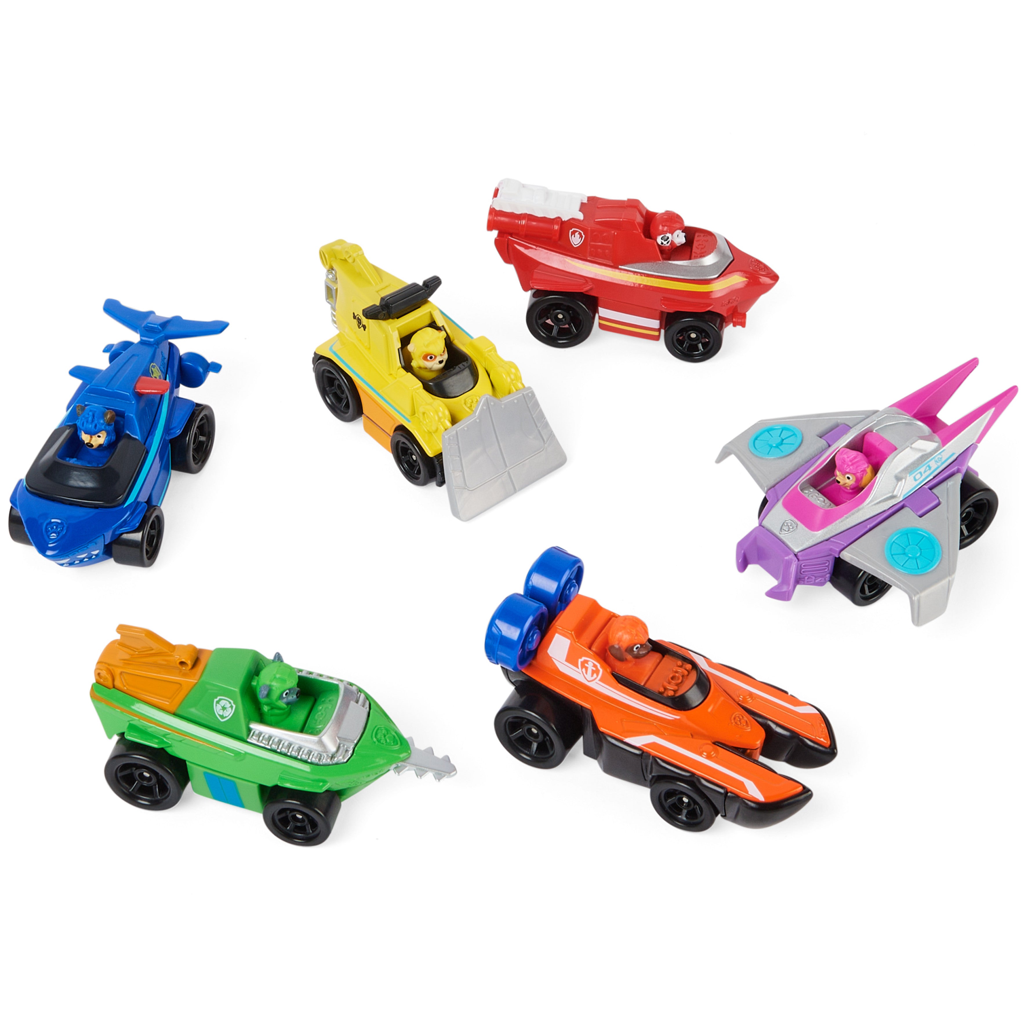 PAW Patrol Aqua Pups， True Metal Skye 1:55 scale Die-Cast Toy Car for Ages 3 and up