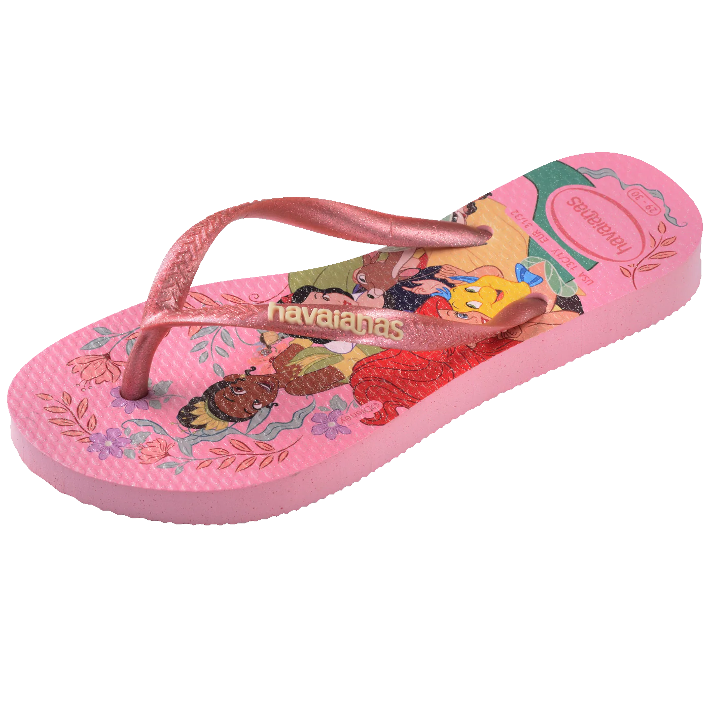 Chinelo Havaianas Infantil Slim Princesas