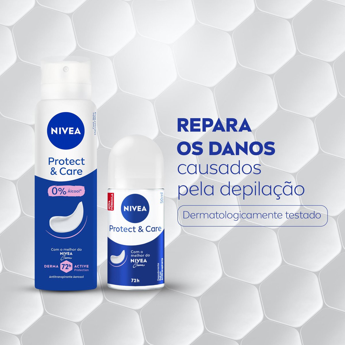 Desodorante Aerossol NIVEA Protect & Care 150ml
