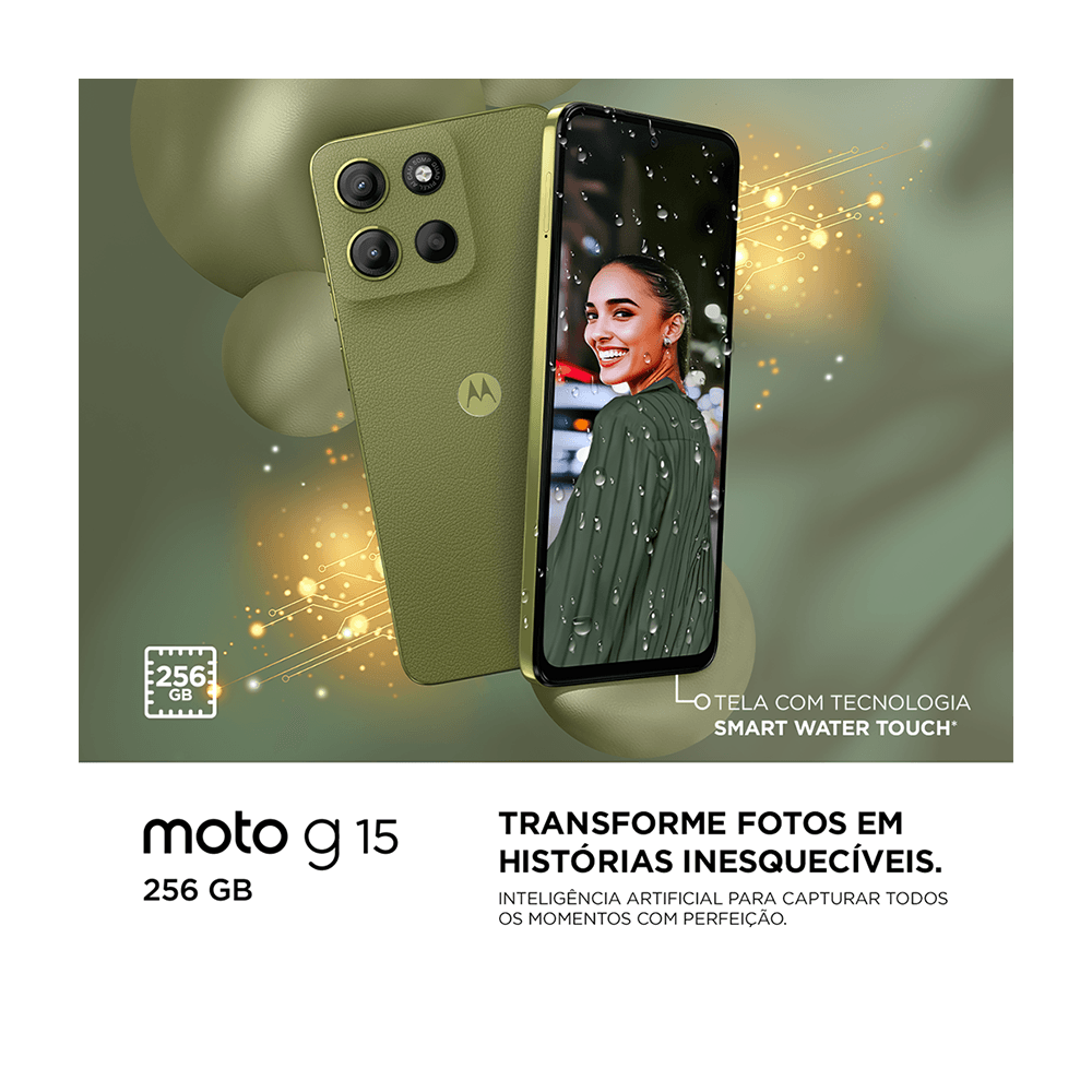Smartphone Motorola Moto g15  Smartphone Motorola com entrega rápida.