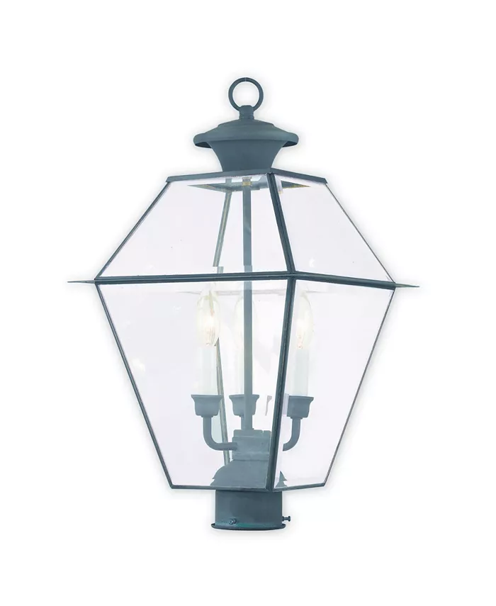 Livex Westover 3-Light Outdoor Post Lantern
