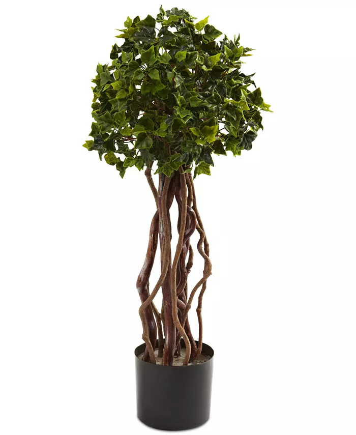 Nearly Natural 2.5' English Ivy UV-Resistant Indoor Outdoor Topiary