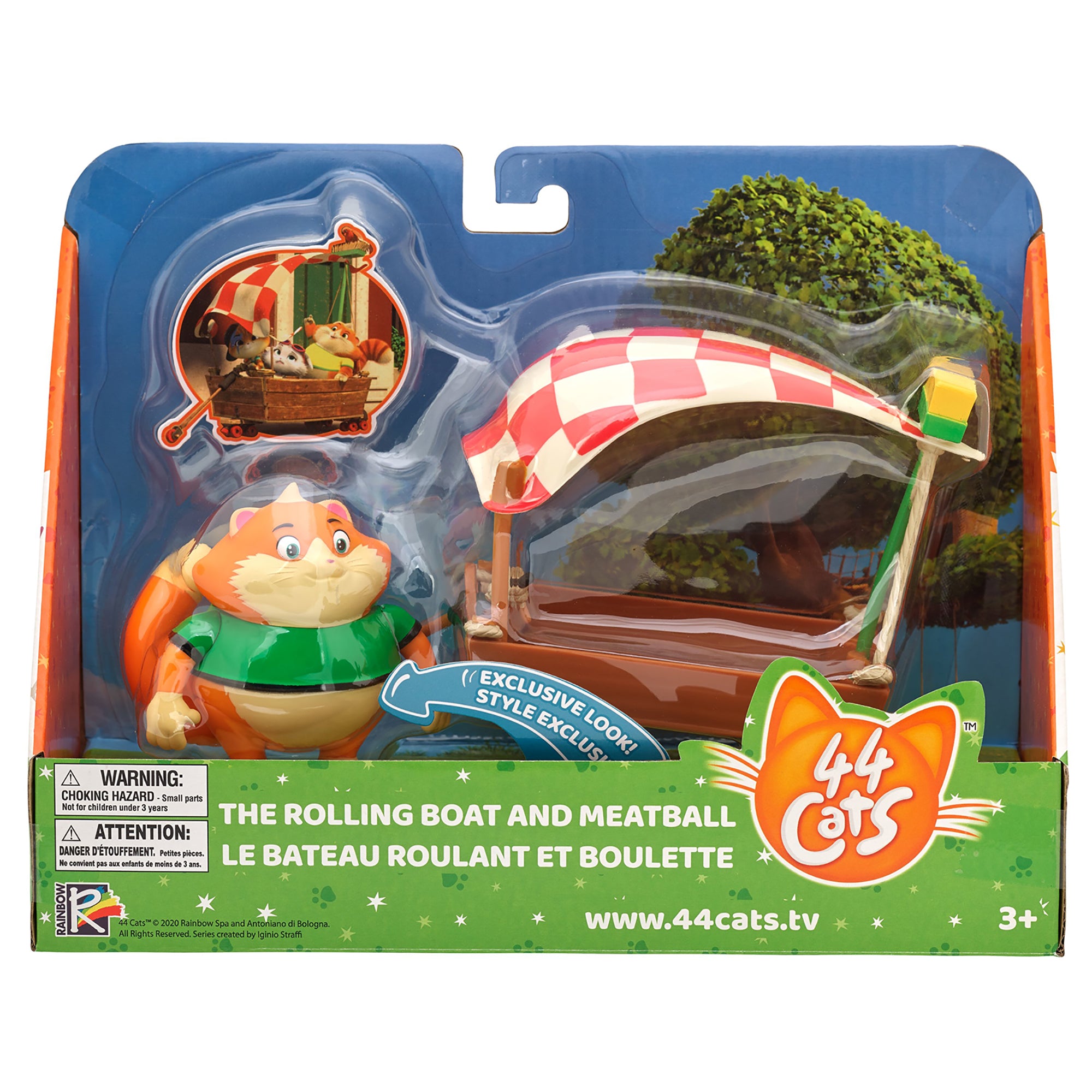 44 Cats Meatball Figure With Vehicle Action Figure Set