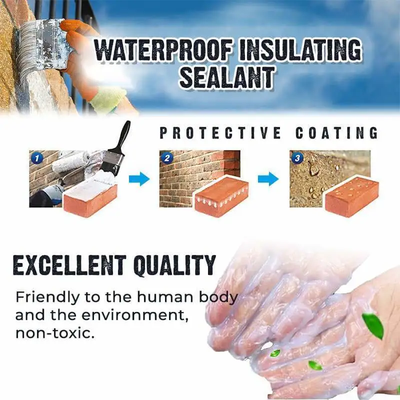 Waterproof Insulating Sealant(Gift Free Brushes)🔥Buy More Save More