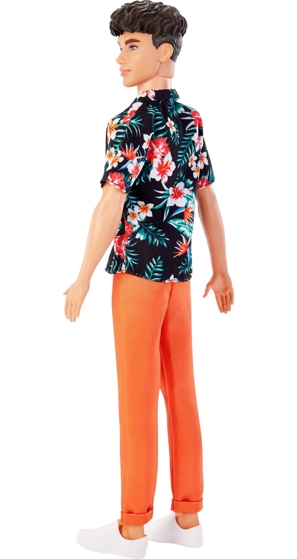 Barbie Ken Fashionistas Doll #184 with Brown Hair, Hawaiian Shirt and Orange Pants