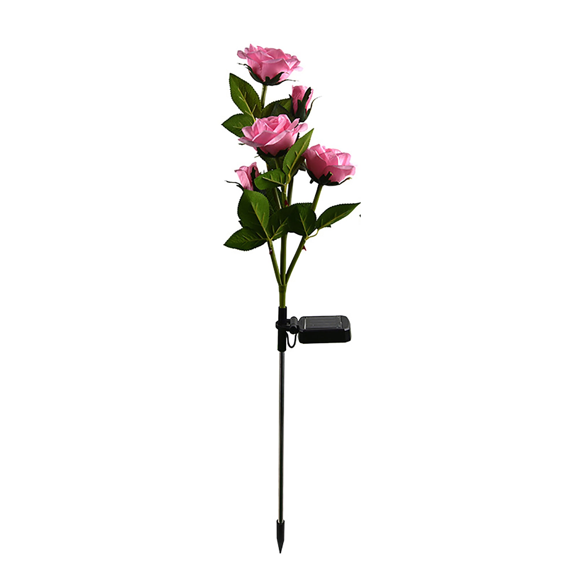 Binpure Solar-Powered Light Rose Flower Field Cutting Park Home Lamp