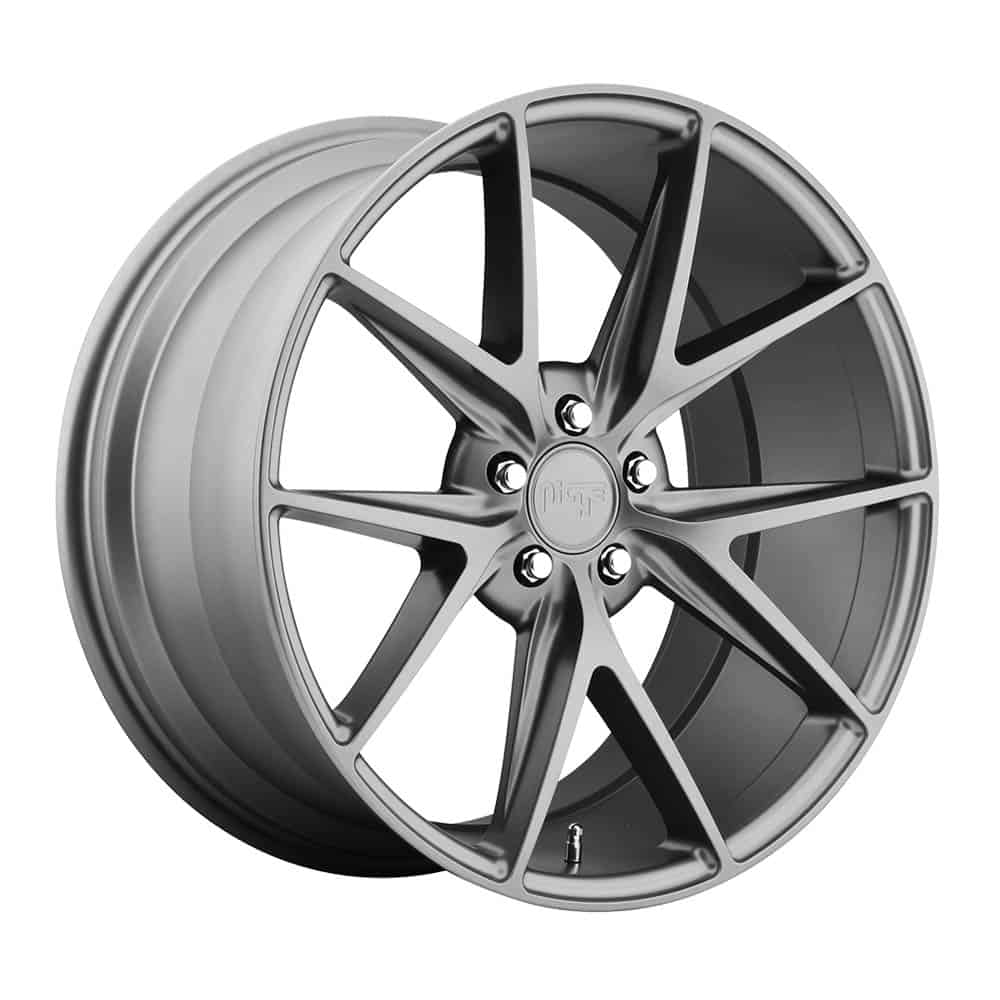Niche 1PC M116 MISANO M116 19X8.5 5X4.25 MT-GNMTL 40MM