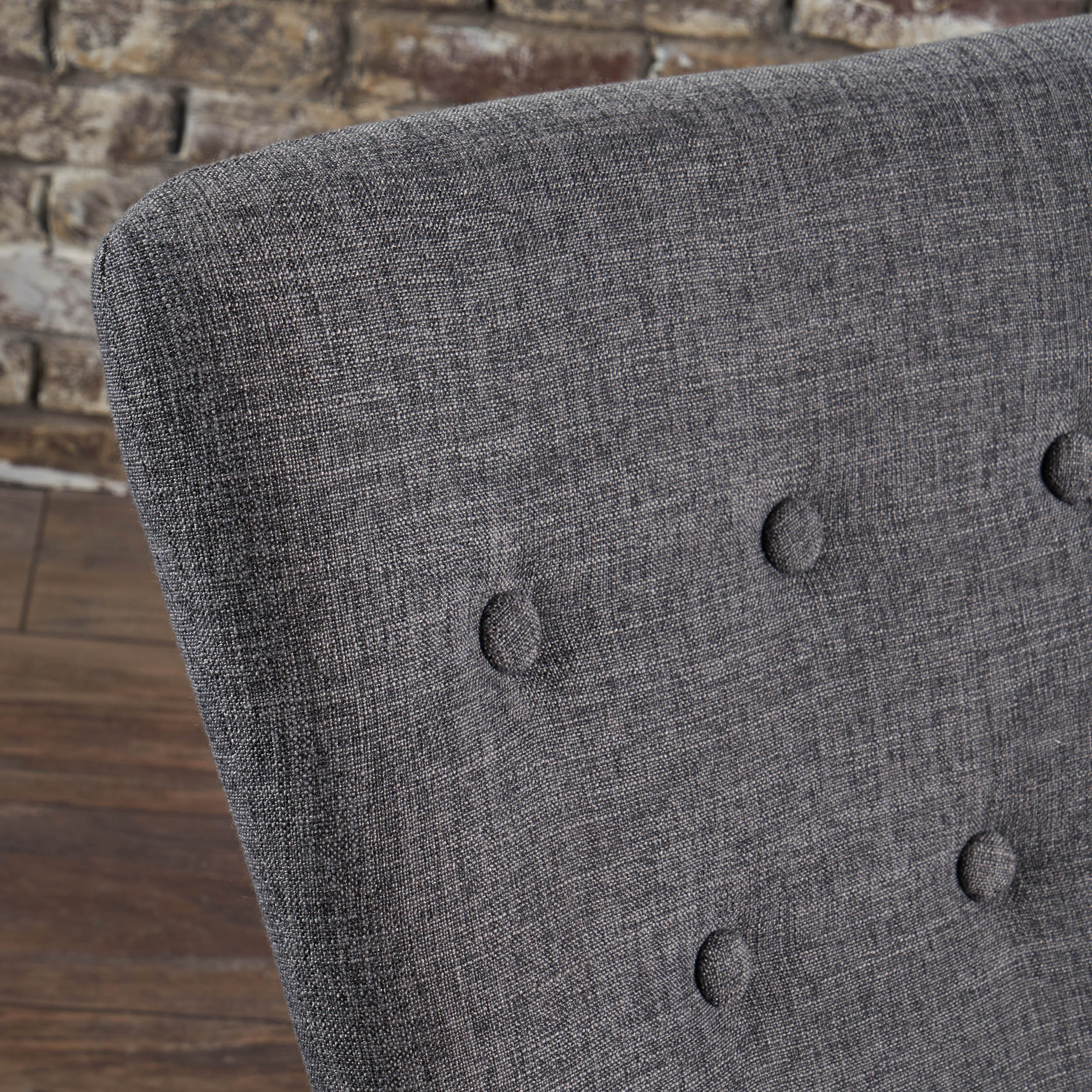 Collin Mid Century Fabric Rocking Chair