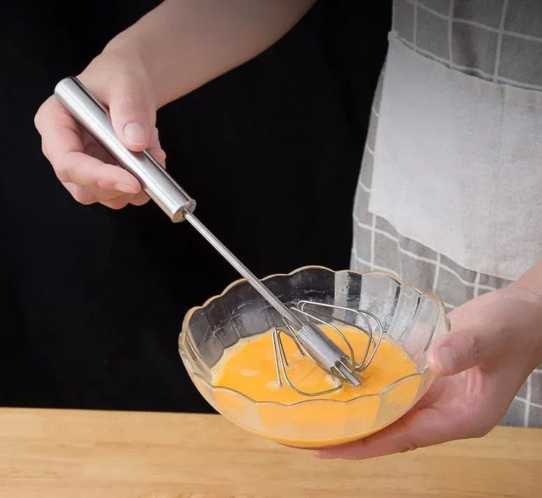 🔥BIG SALE - 49% OFF🔥Stainless Steel Semi-Automatic Whisk - BUY 2