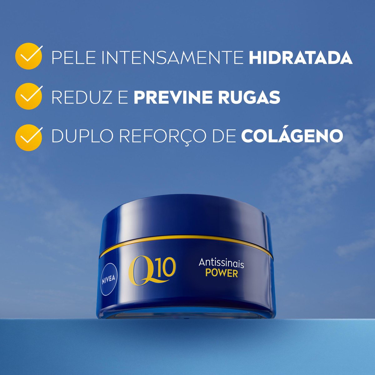 Creme Facial Antissinais NIVEA Q10 Power Noite 49g
