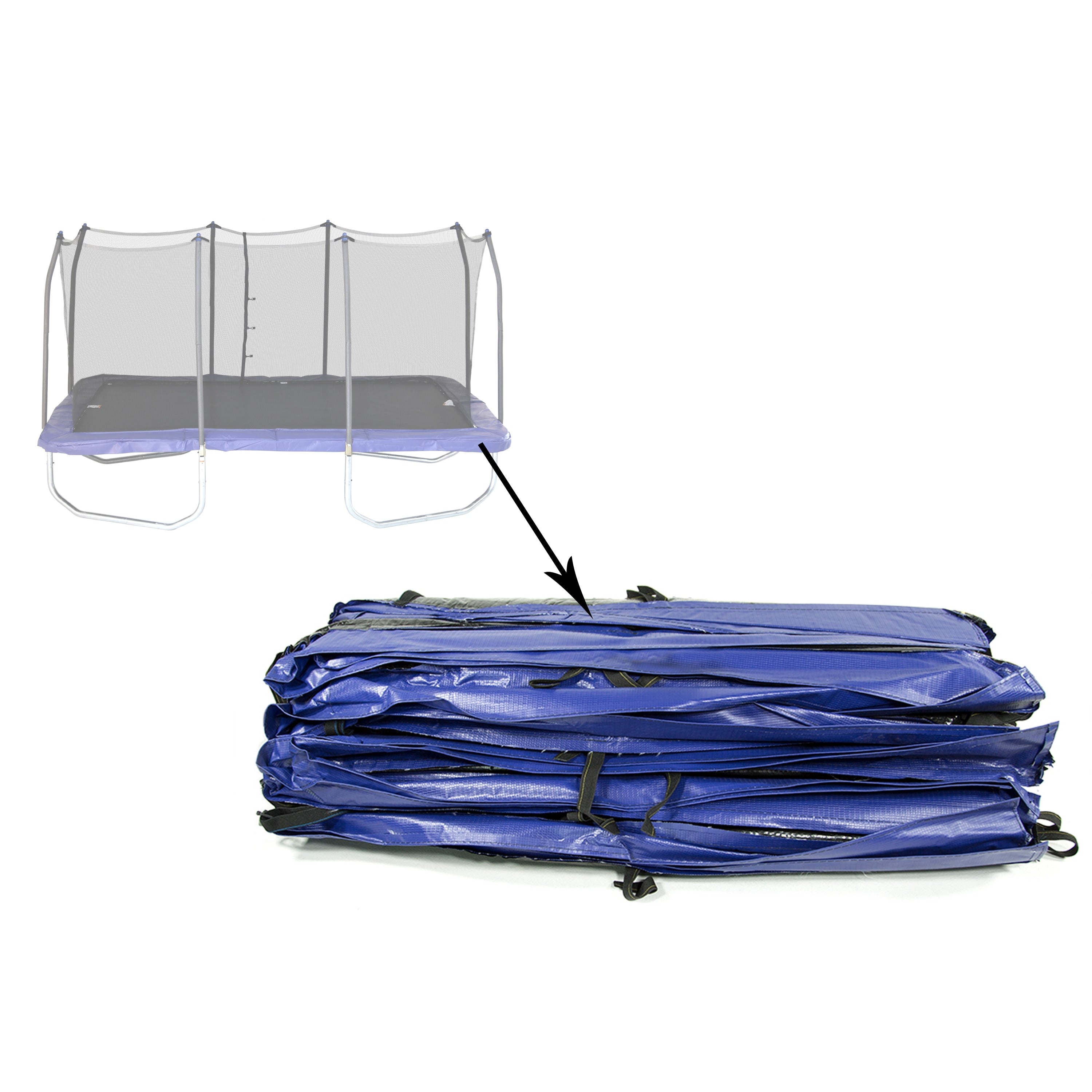 Skywalker Trampolines 9'x15' Rectangle Replacement Spring Pad - Blue