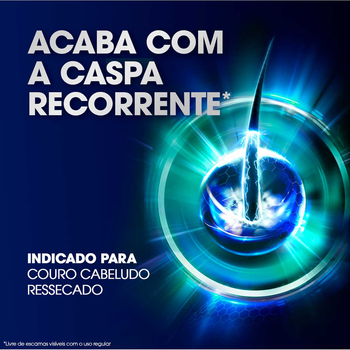 Shampoo Anticaspa Clear Men Limpeza Diaria 2 em 1 400ml