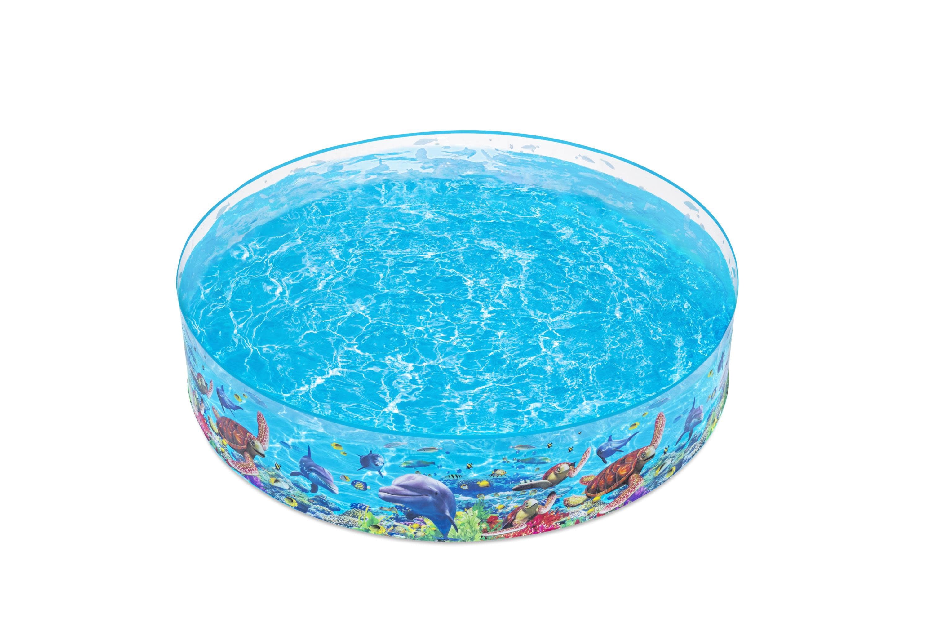Play Day Round Kiddie Pool 6' x 15