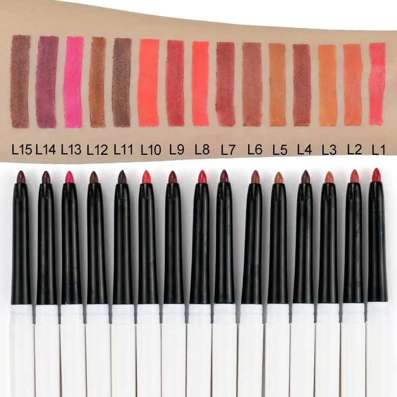 Retractable Waterproof  Creamy Lip Liner High Pigmented