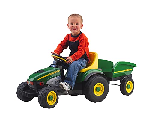 Peg Perego IGCD0522 John Deere Farm Tractor and Trailer