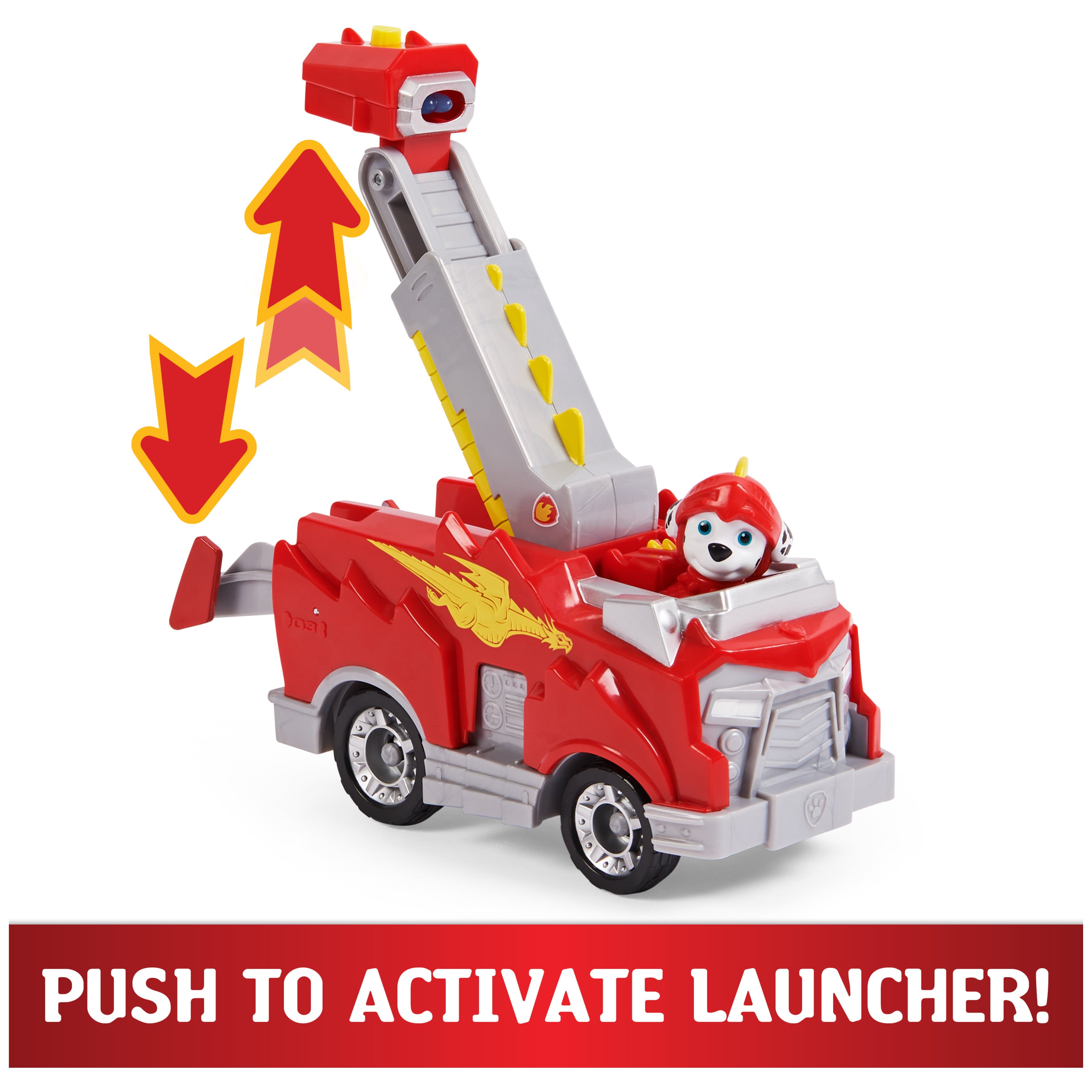 PAW Patrol: Rescue Knights， Transforming Car with Marshall Figure