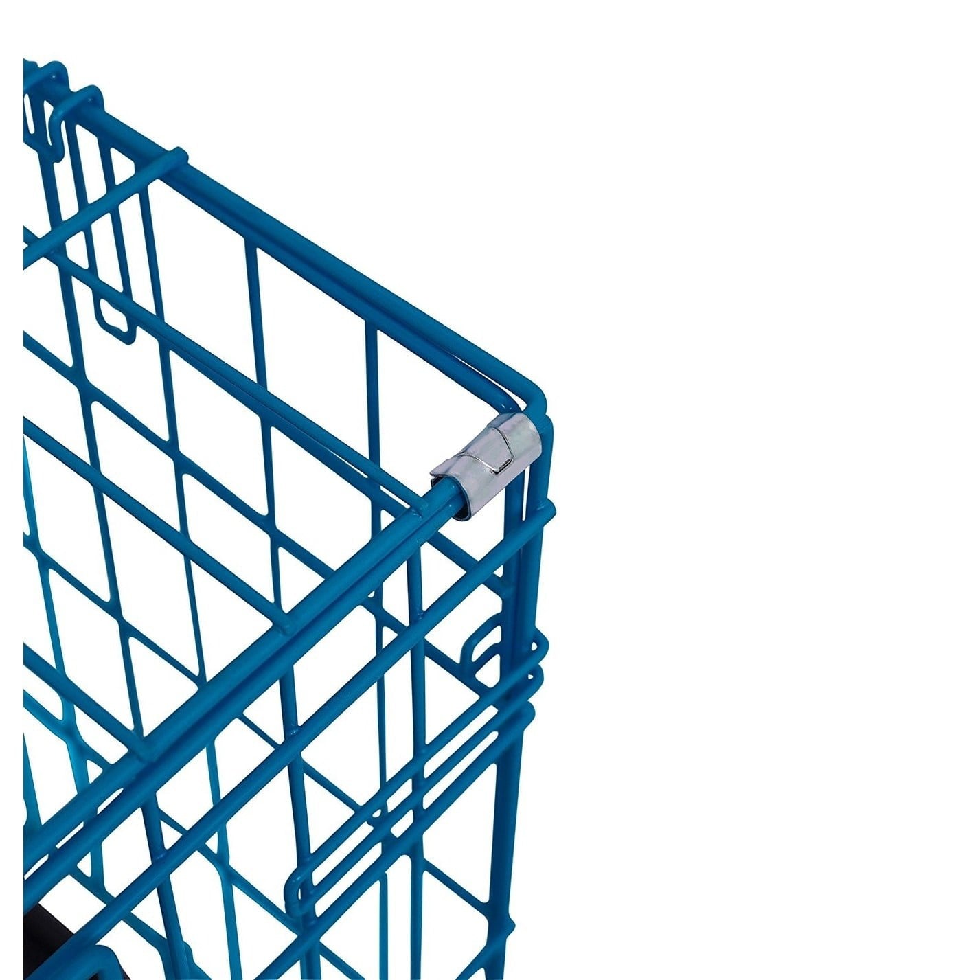 generic Double Door Steel Dog Kennel， Medium，Blue