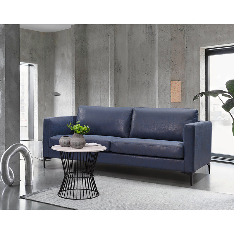 RYLAN 3 Seater Sofa - Blue