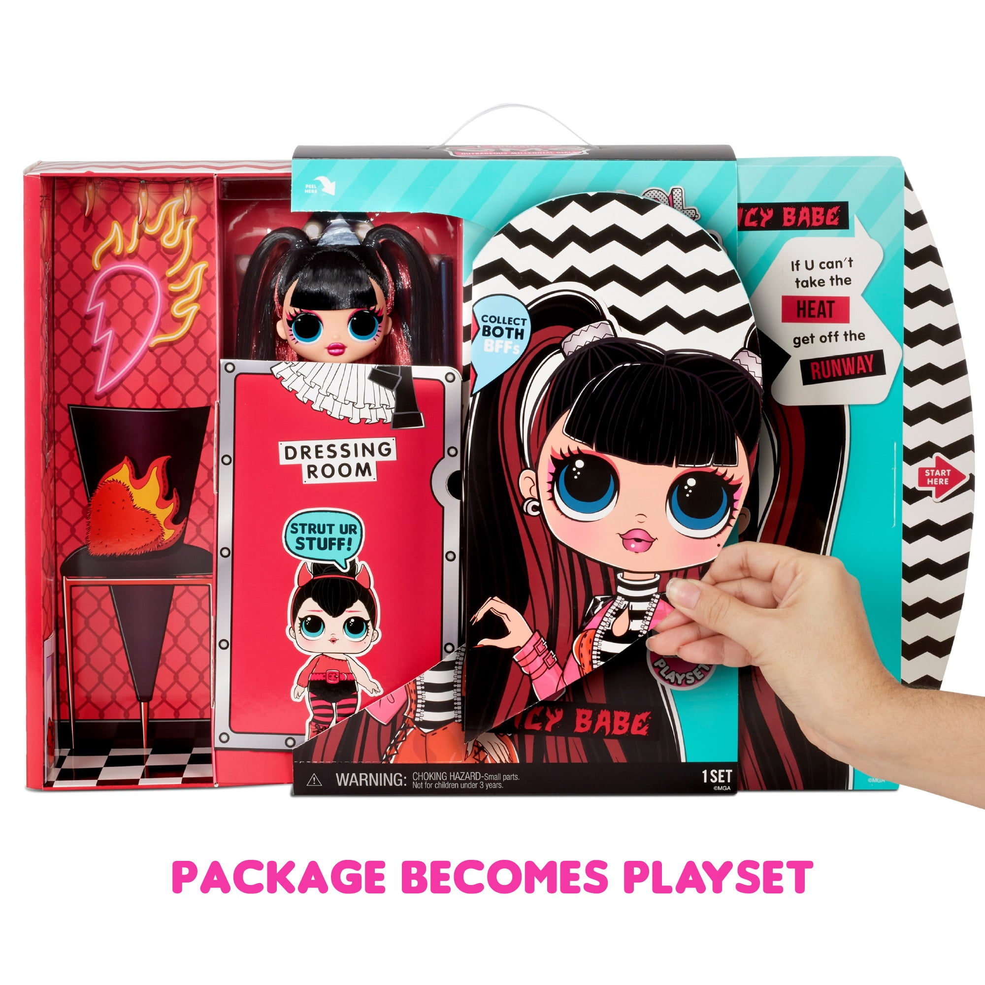 LOL Surprise OMG Spicy Babe Fashion Doll, Great Gift for Kids Ages 4 5 6+