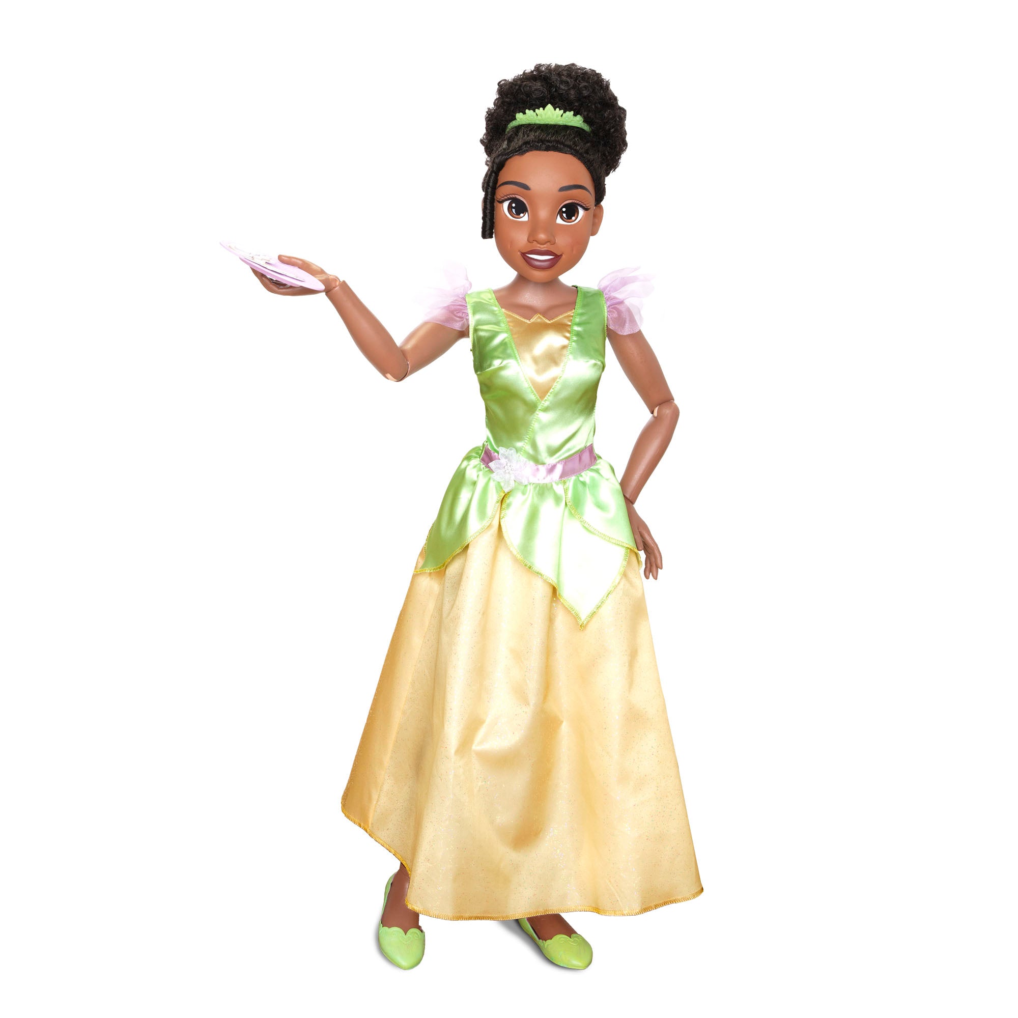 Disney Princess Playdate Tiana 32 Inch Fashion Doll with Sharable Accessories