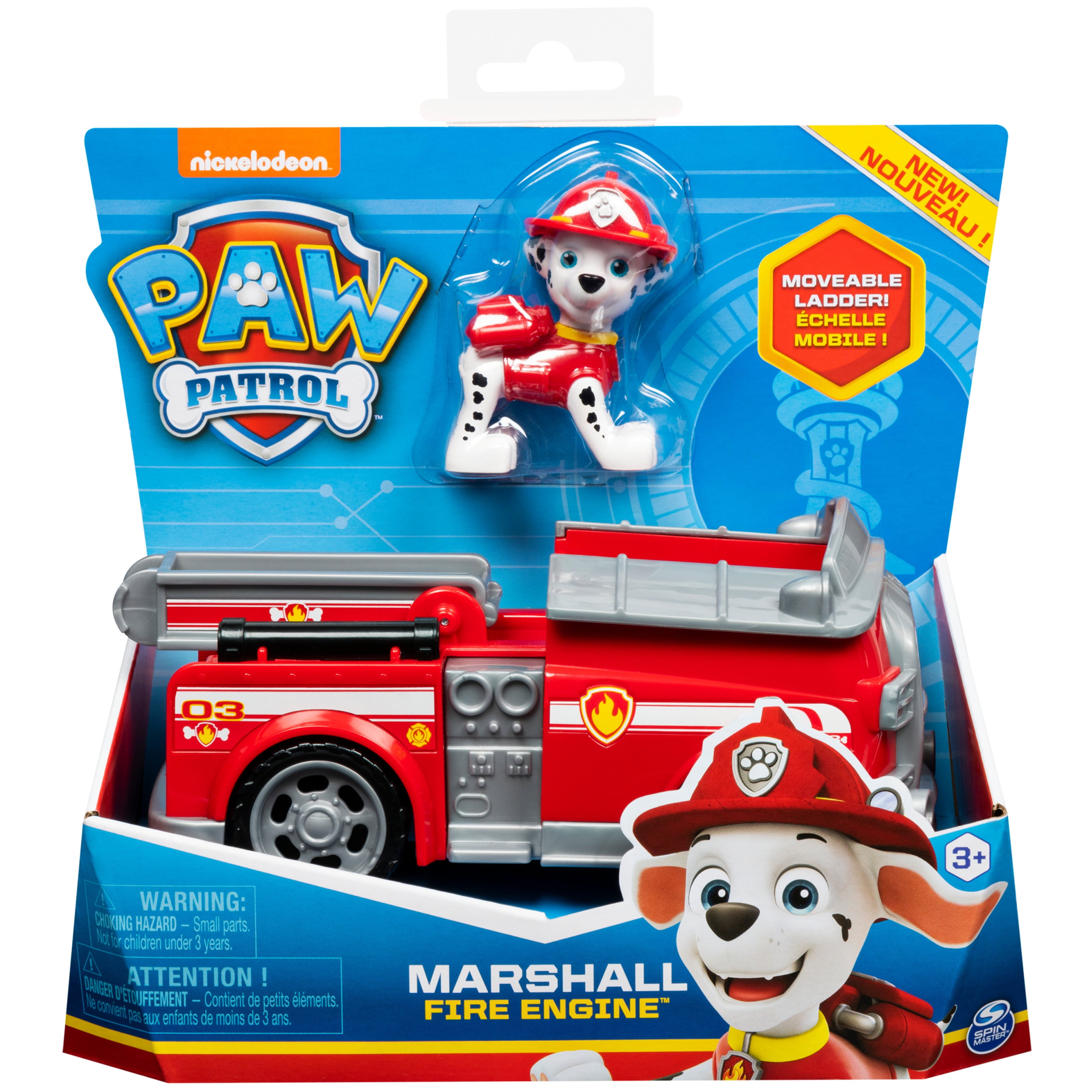 PAW Patrol， Marshall’s Fire Engine Vehicle with Collectible Figure