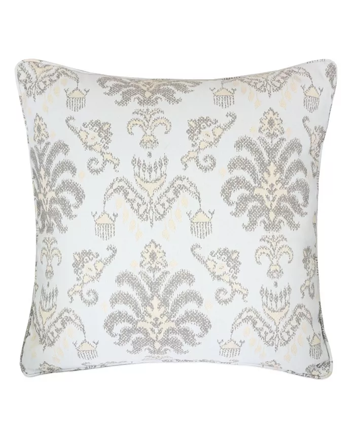 Homey Cozy Grace Jacquard Square Decorative Throw Pillow