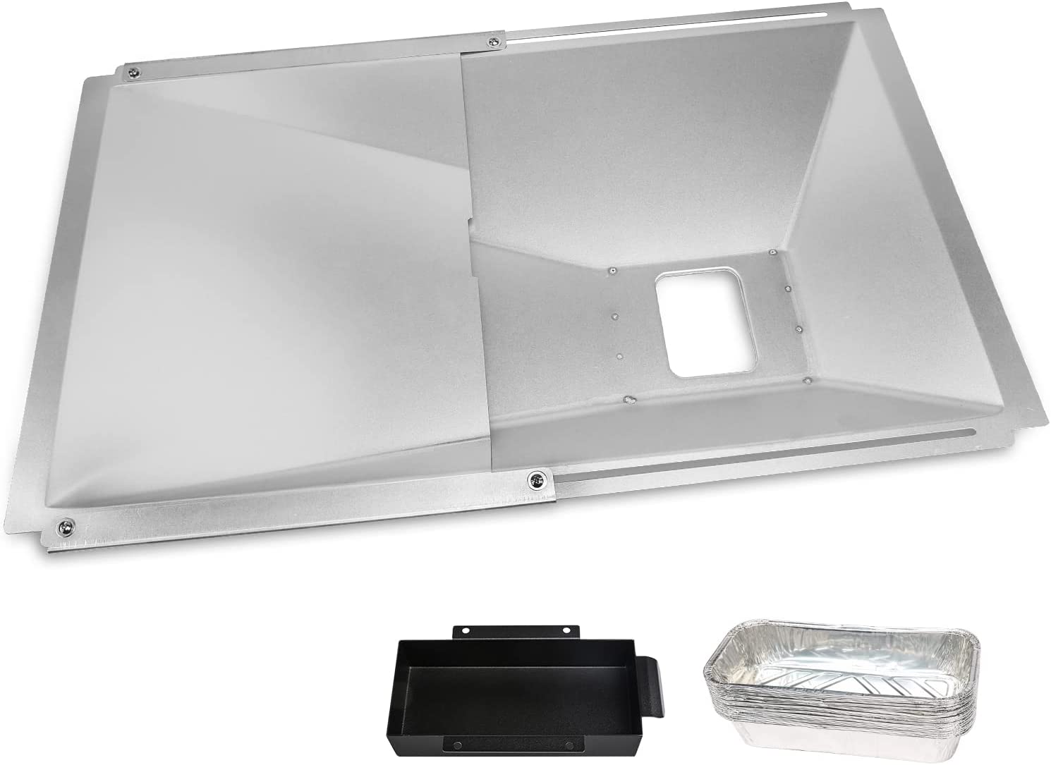 Grease Tray Catch Pan Foil Liner Kit for Kitchen Aid 2 - 3 Burner Gas Grills