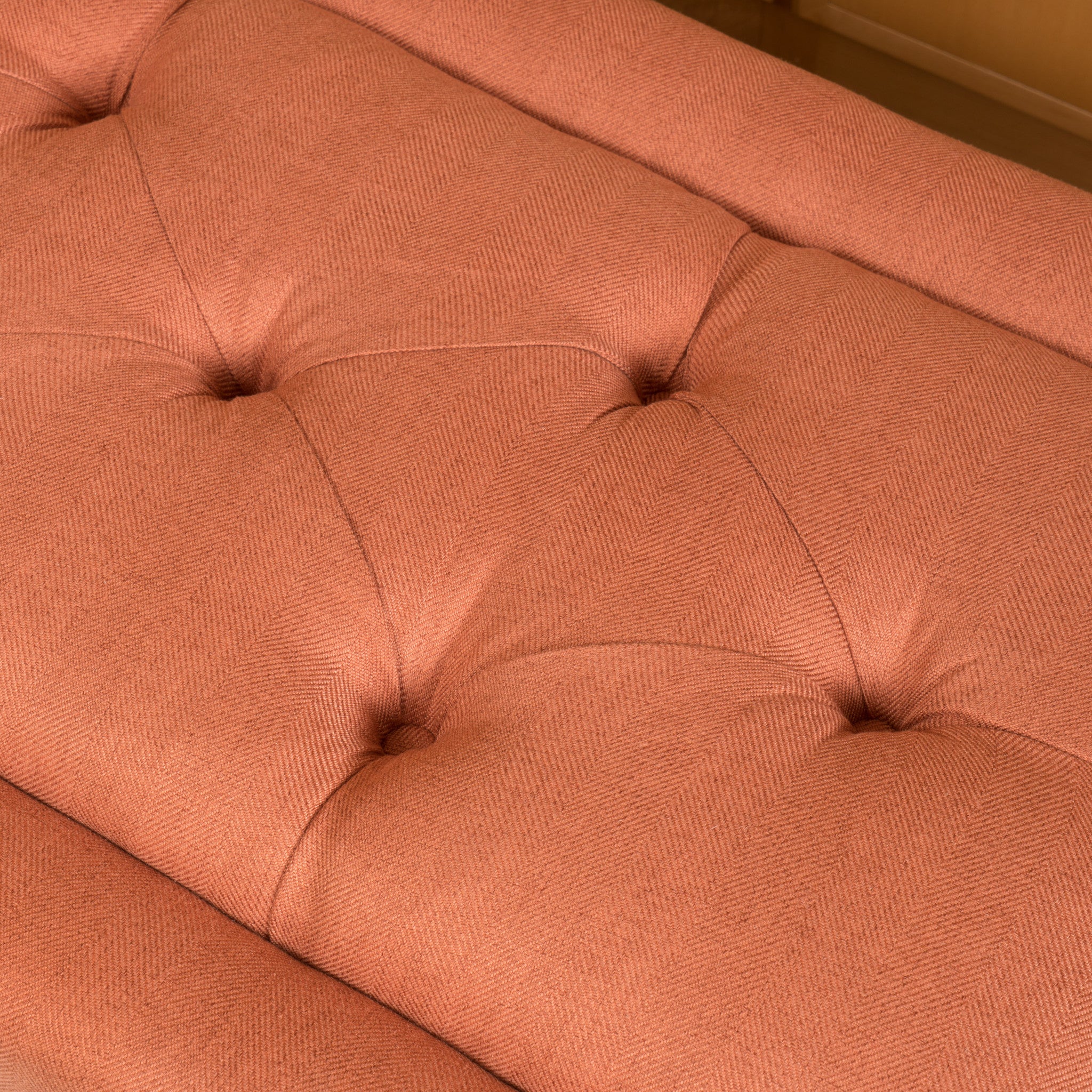 Pyram Mid Century Modern Ottoman Bench