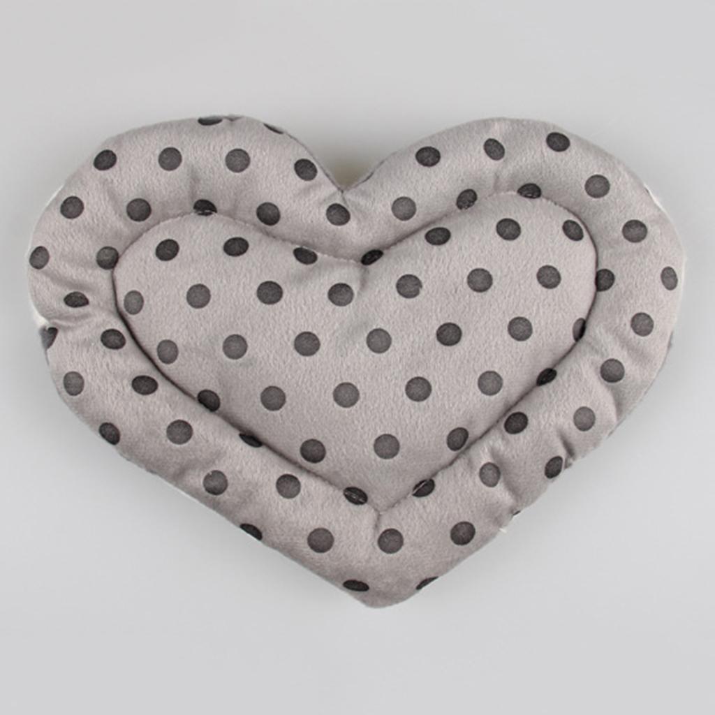 2x Reversible Cloth Pet Dog Hamster Crate Kennel Pad Heart Shape