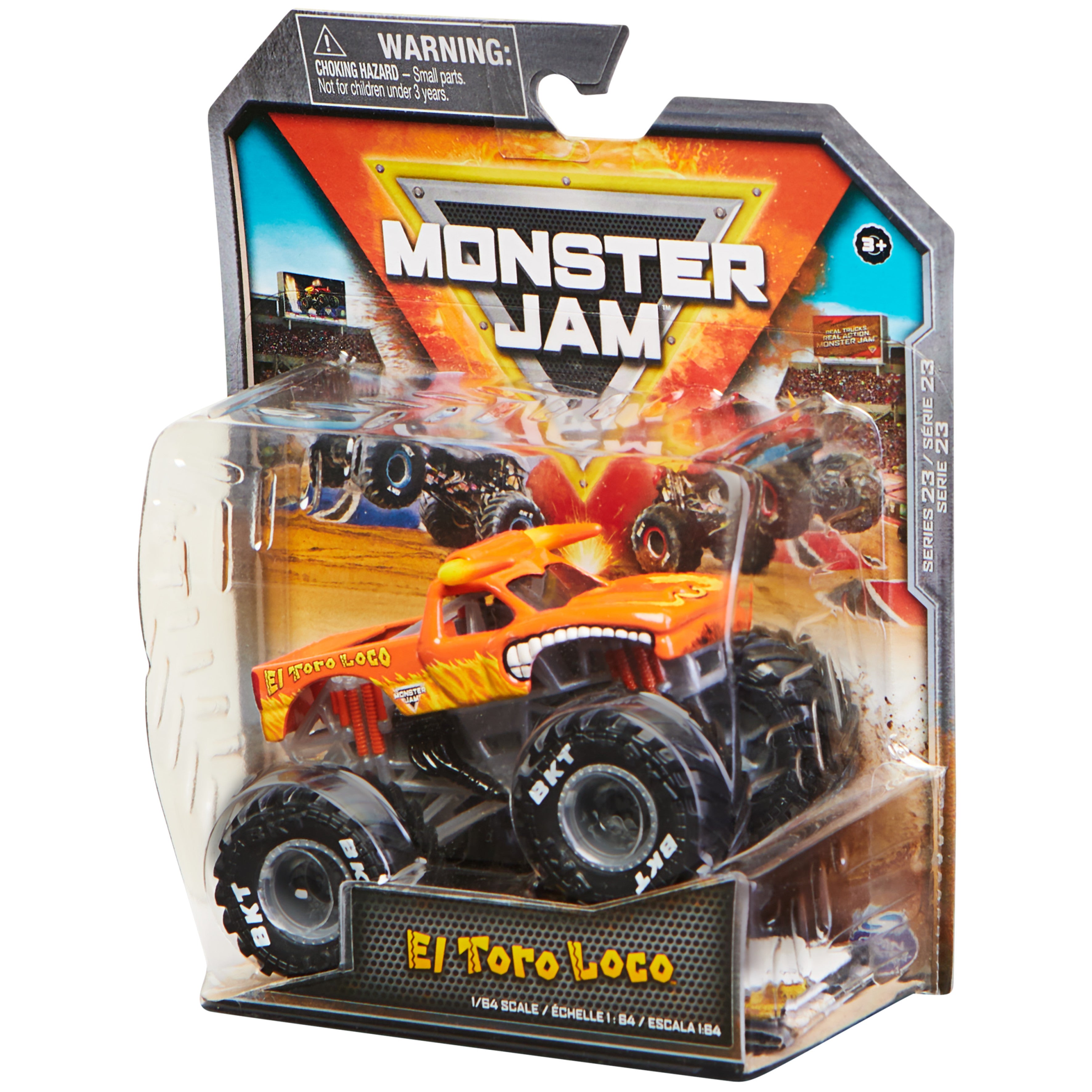 Monster Jam 1:64 El Toro Loco Monster Truck， True Heavy Metal Series