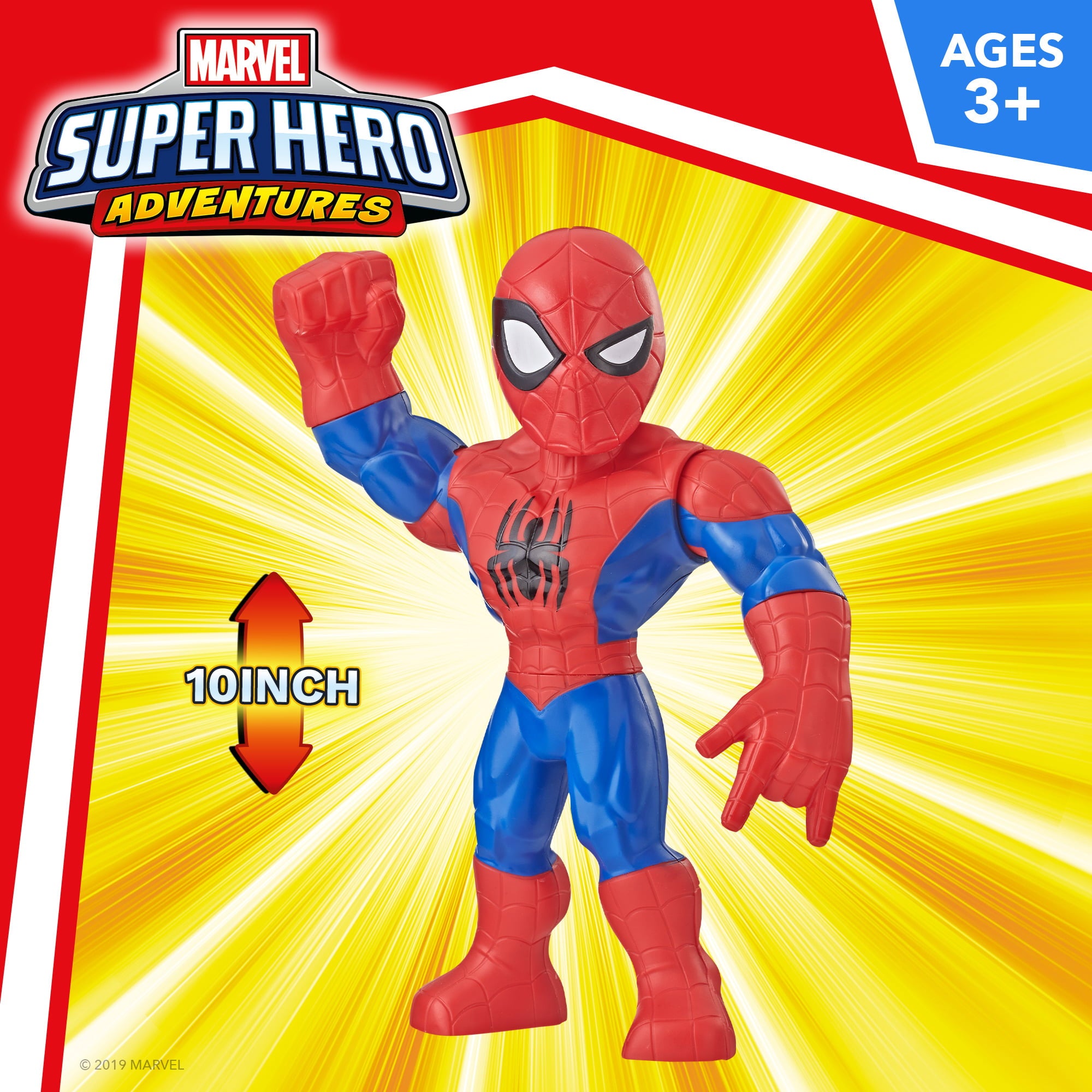 Marvel Super Hero Adventures Mega Mighties Spider-Man 10-inch Action Figure