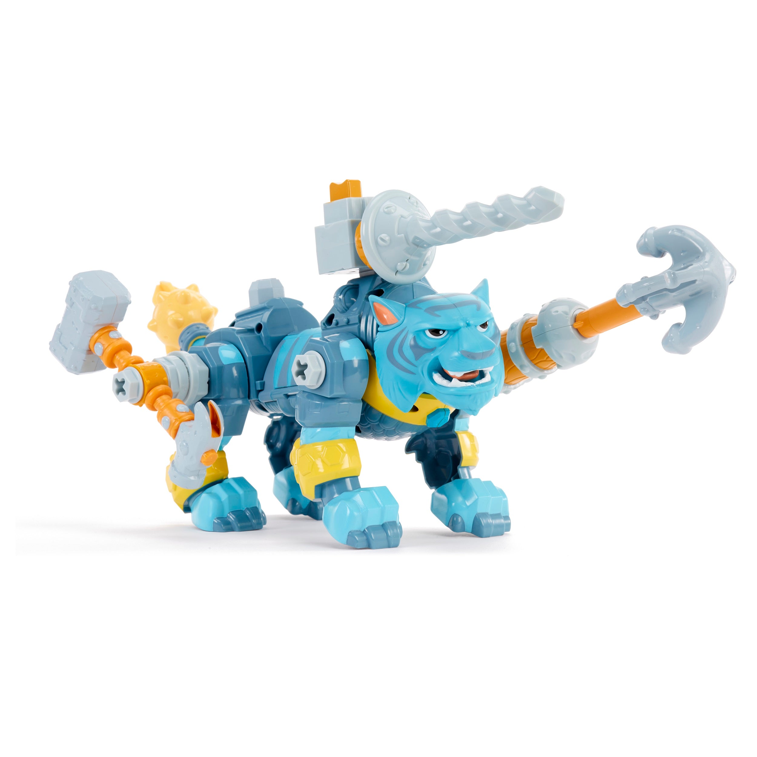 Little Tikes Kingdom Builders Build a Beast Action Figure， Transforms into 4 Tools- For Kids Boys Girls Ages 3 4 5+