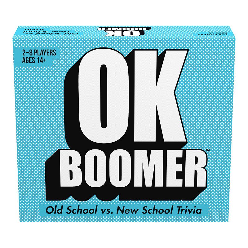 Goliath Games OK Boomer: Old School vs. New School Trivia Game