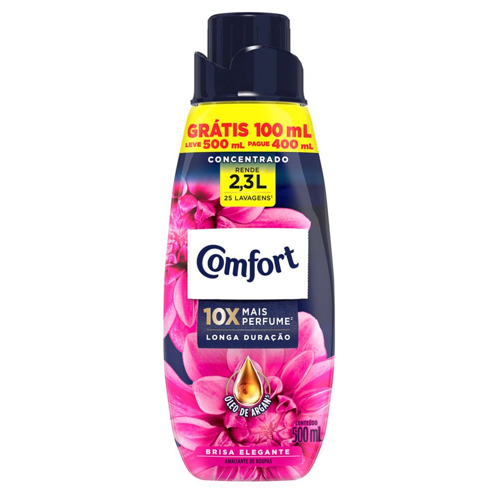 Amaciante Concentrado Comfort Brisa Elegante 500ml