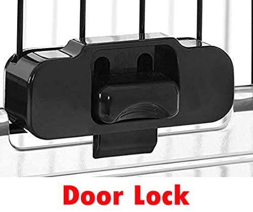 Large 2-Level Indoor Small Animal Pet Cage for Guinea Pig Ferret Chinchilla Cat Playpen Rabbit Hutch with Solid Platform and Ramp， Leakproof Litter Tray， 2 Large Access Doors， Lockable Casters