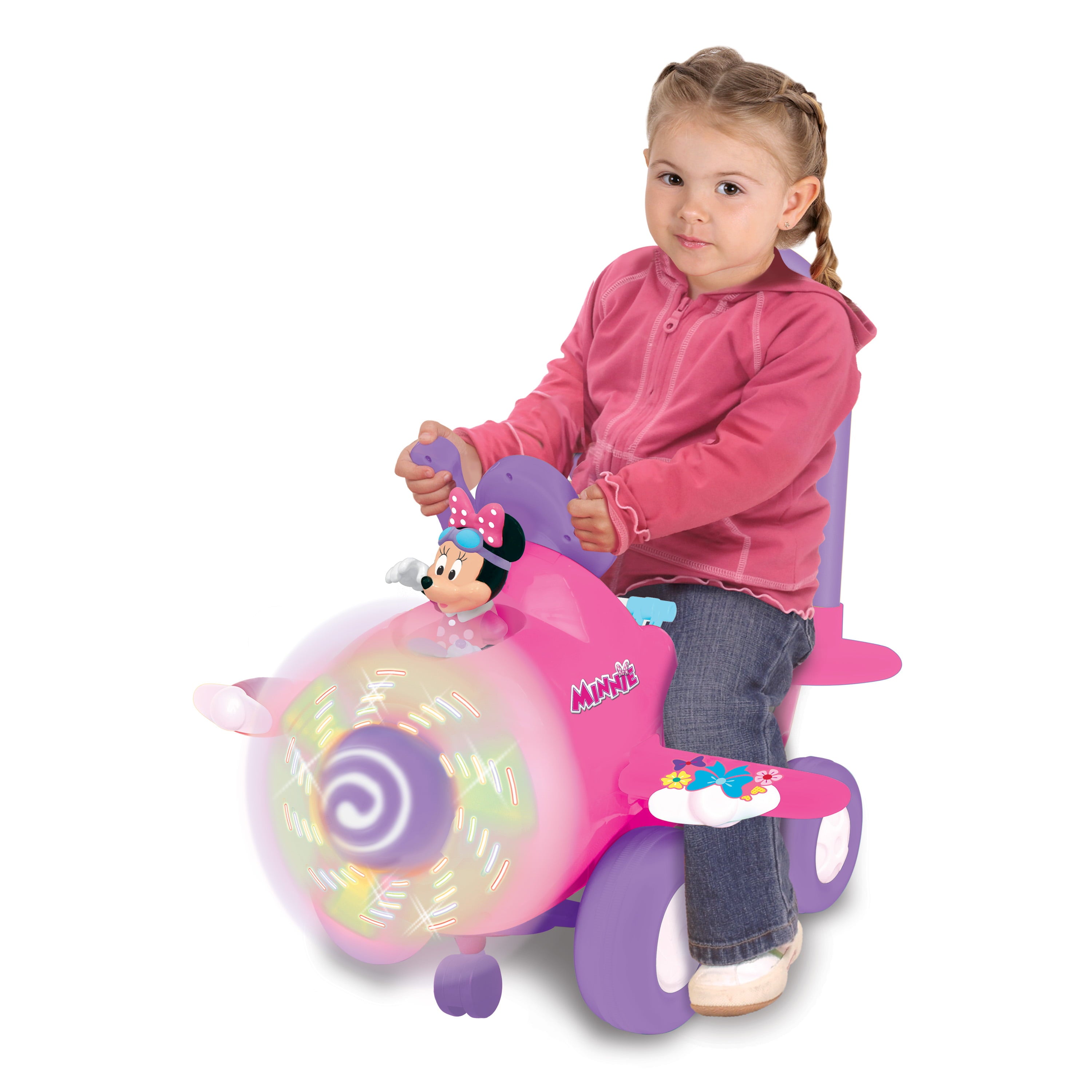 Disney Deluxe Minnie Mouse Plane Activity Ride-On with Lights and Sounds