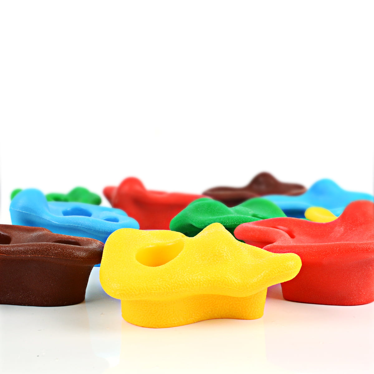 Sekkvy 20 PCS Rock Climbing Holds for Kids Wall Climb with 9.8 Ft Climbing Rope and 2 Handles Indoor Outdoor Colorful Playset Includes Mounting Hardware